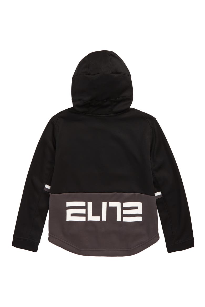 Therma Elite Dri-FIT Zip Hoodie, Alternate, color, BLACK