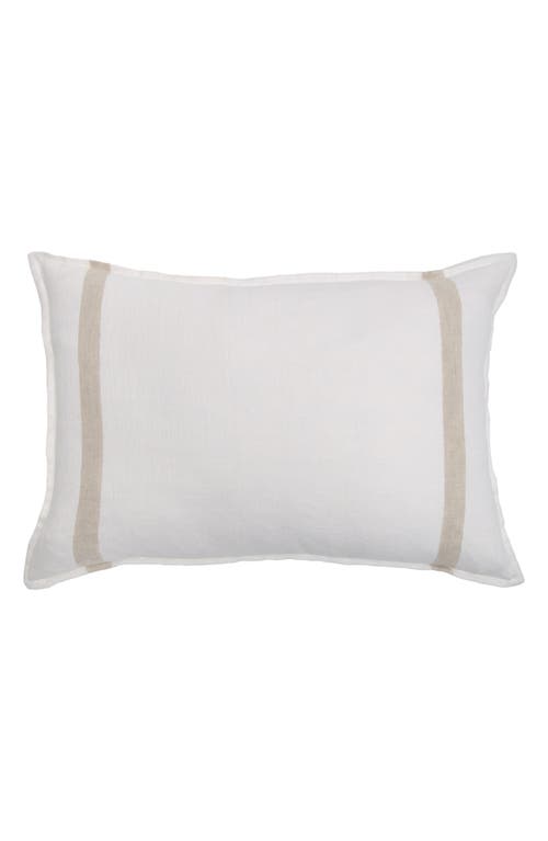 Pom Pom At Home Rory Linen Sham In White