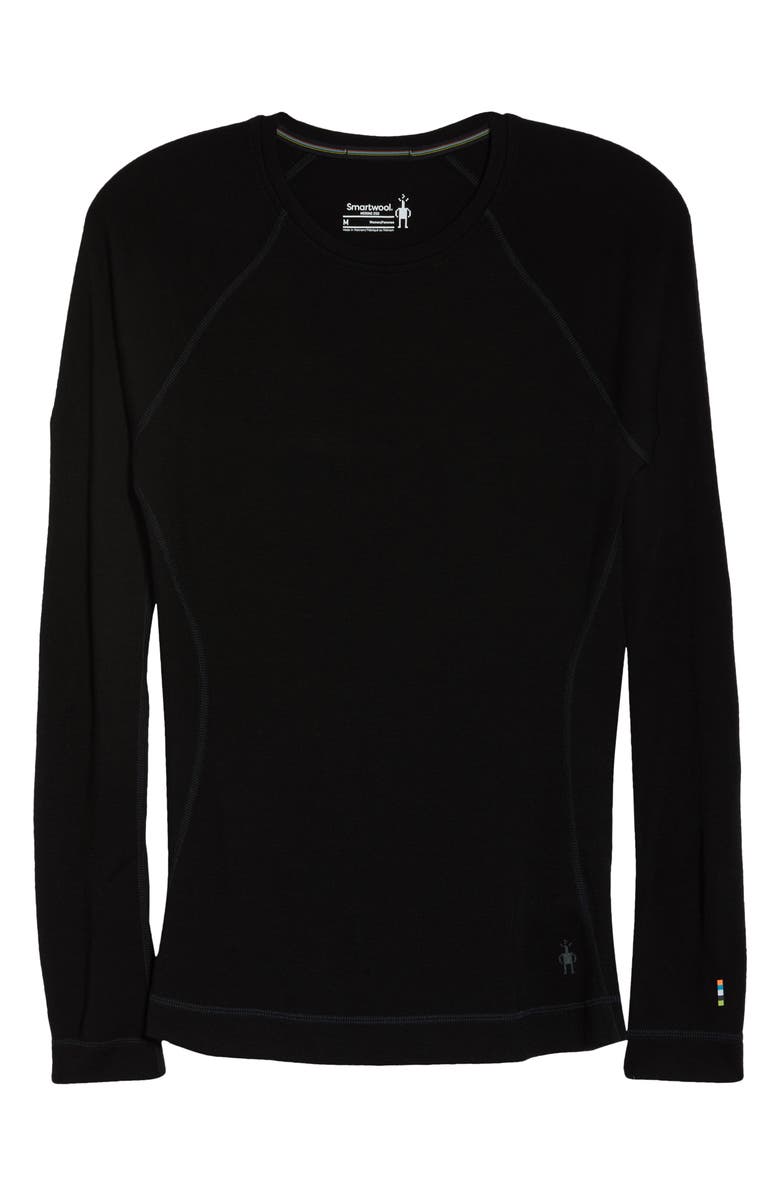 Smartwool Merino 250 Base Layer Crew Top, Alternate, color, Black