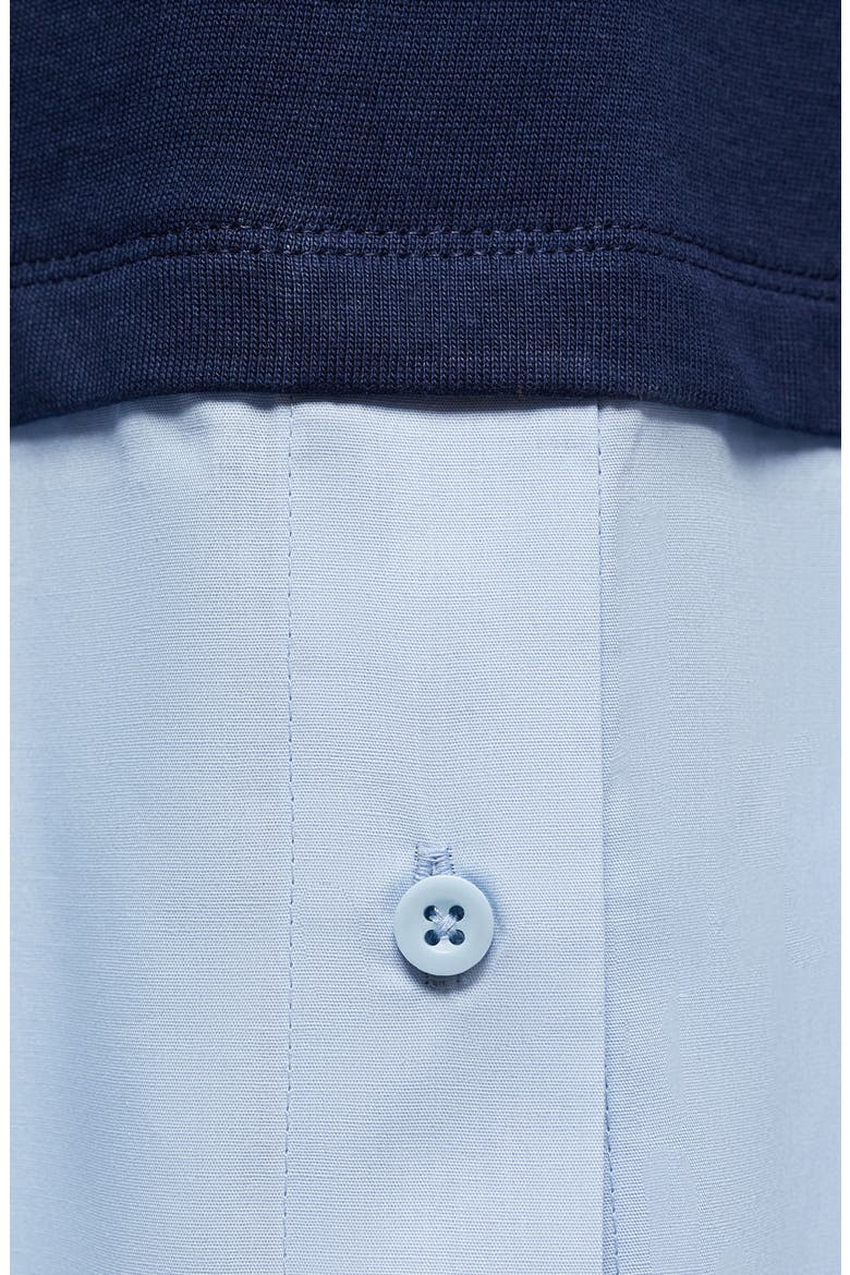 Stripe Polo, Alternate, color, NAVY