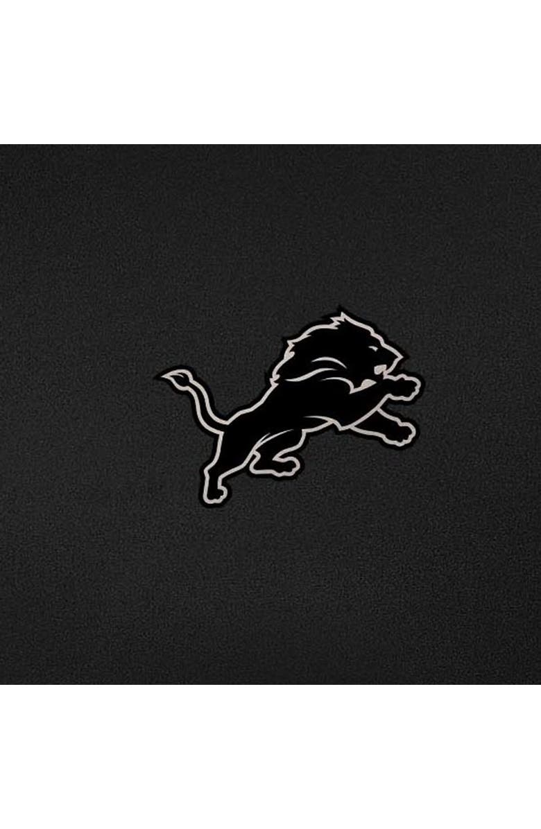 ANTIGUA Men's Antigua  Black Detroit Lions Reprocess Quarter-Zip Top, Alternate, color, Black