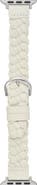 BCBG Interlock Braided Faux Leather Watchband