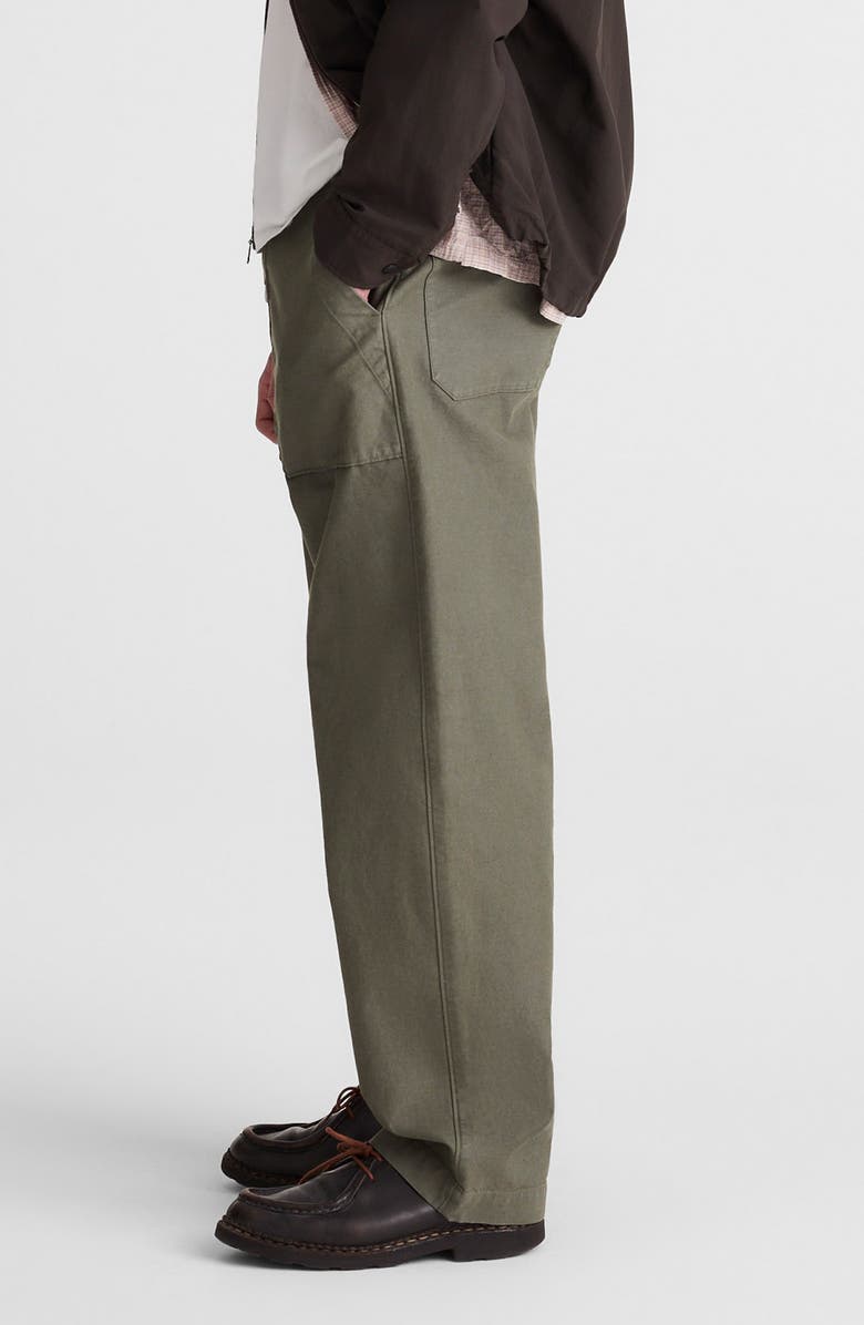 Madewell Reverse Sateen Fatigue Pants, Alternate, color, Surplus