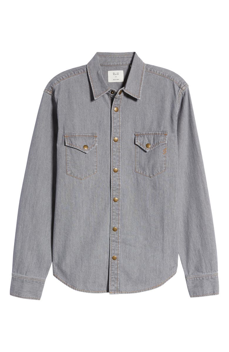 Billy Reid SHOALS DENIM SHIRT, Alternate, color,