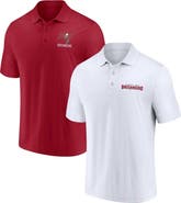 FANATICS Men's Fanatics Branded White/Red Tampa Bay Buccaneers Lockup Two-Pack Polo Set
