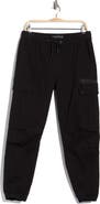 DENIM AND FLOWER Stretch Cotton Cargo Joggers