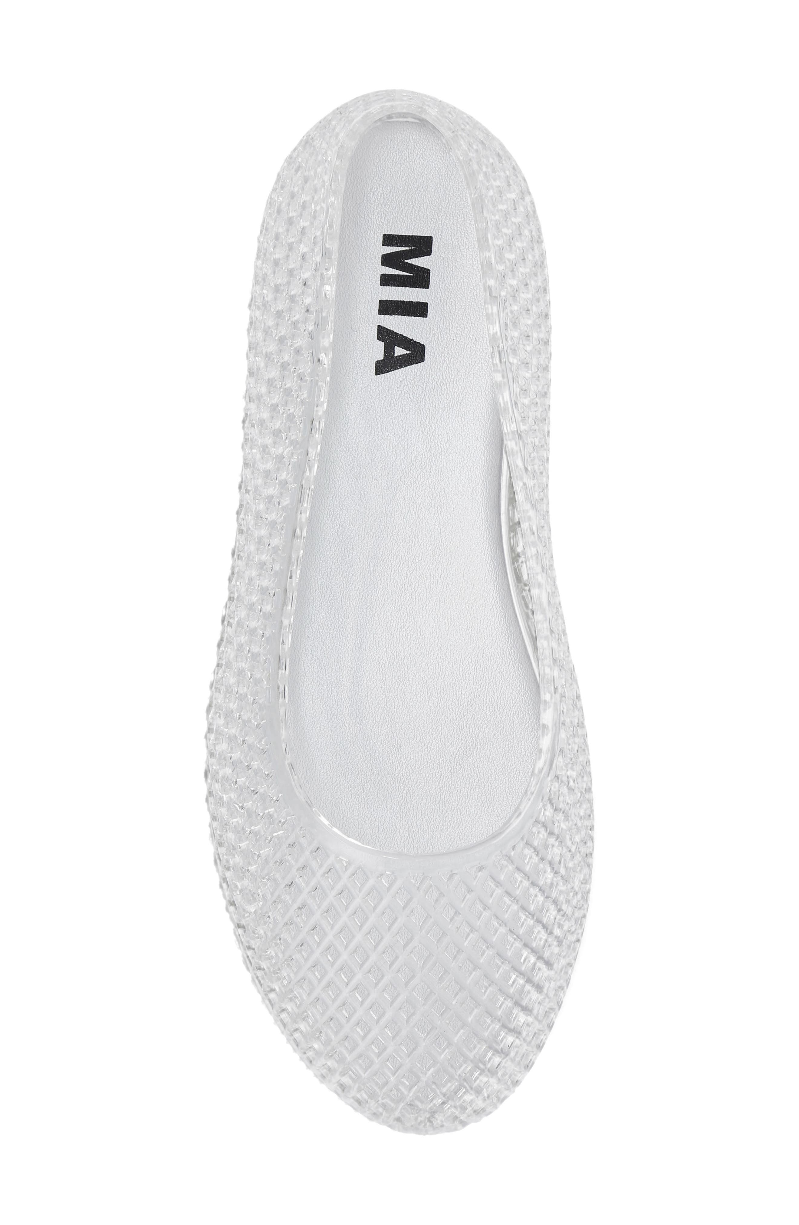 MIA Gelina Jelly Flat, Alternate, color, Clear
