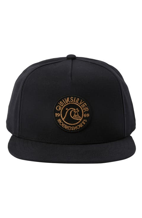 Embroidered Logo Snapback Hat