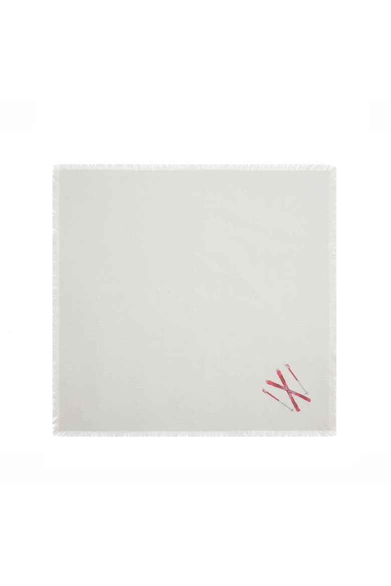 Slopeside Napkins Set of 4, Alternate, color, White
