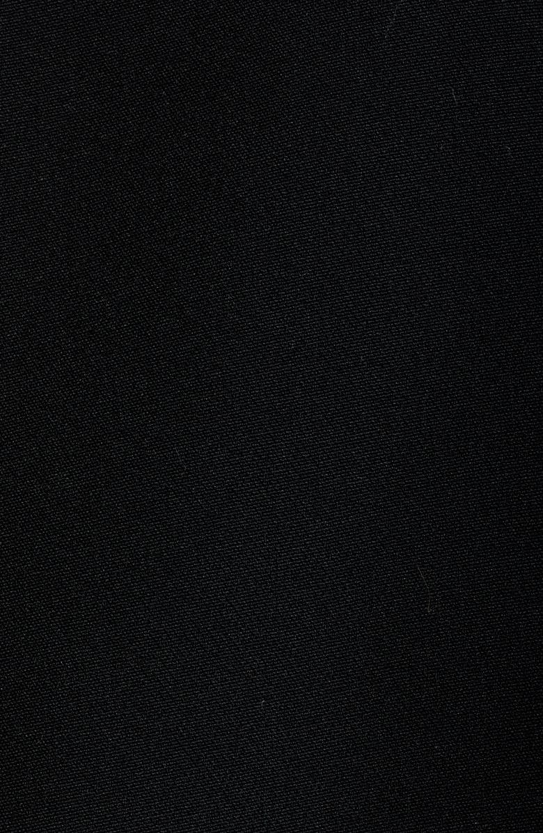 Tahari ASL Topstitch One-Button Blazer, Alternate, color, Black White