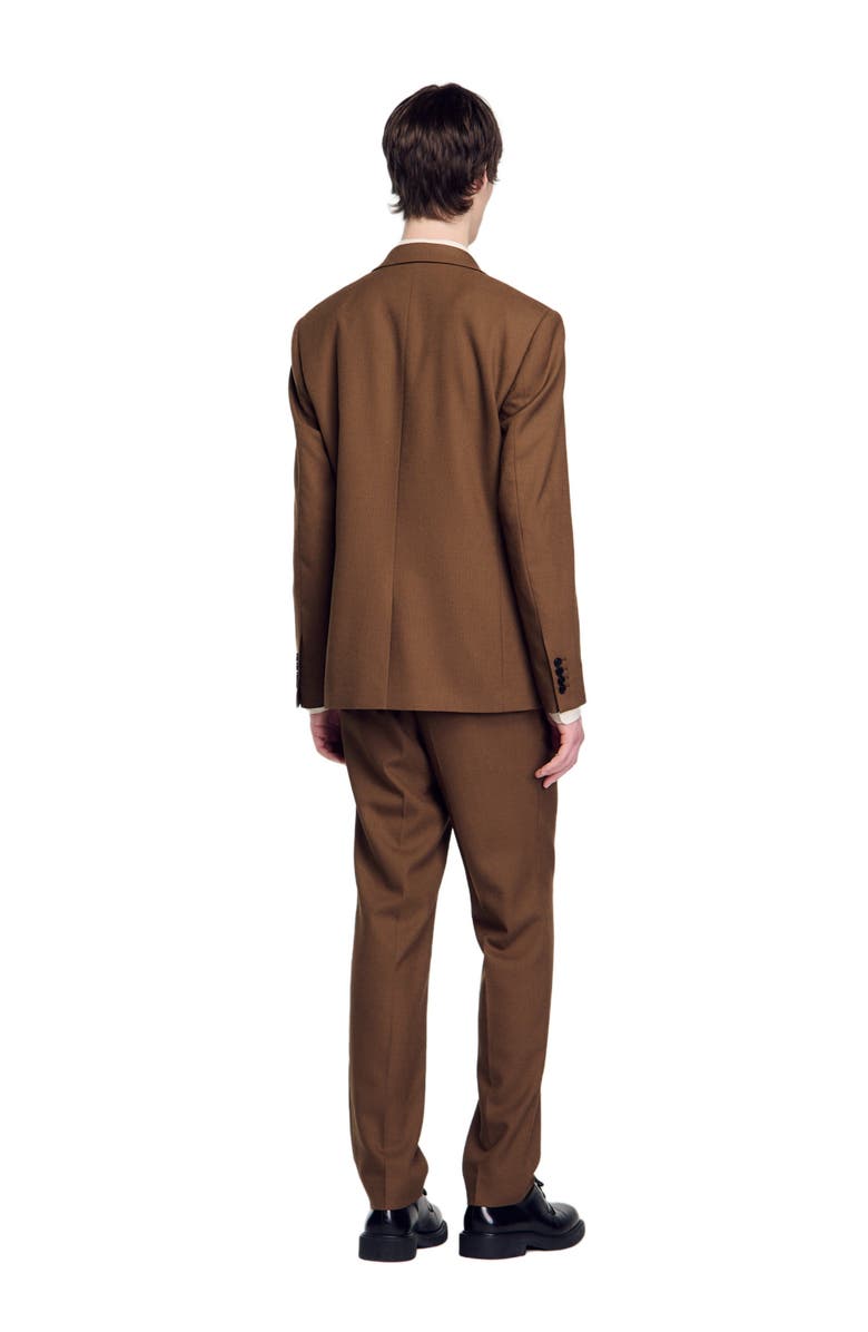 SANDRO Wool suit jacket, Alternate, color, 