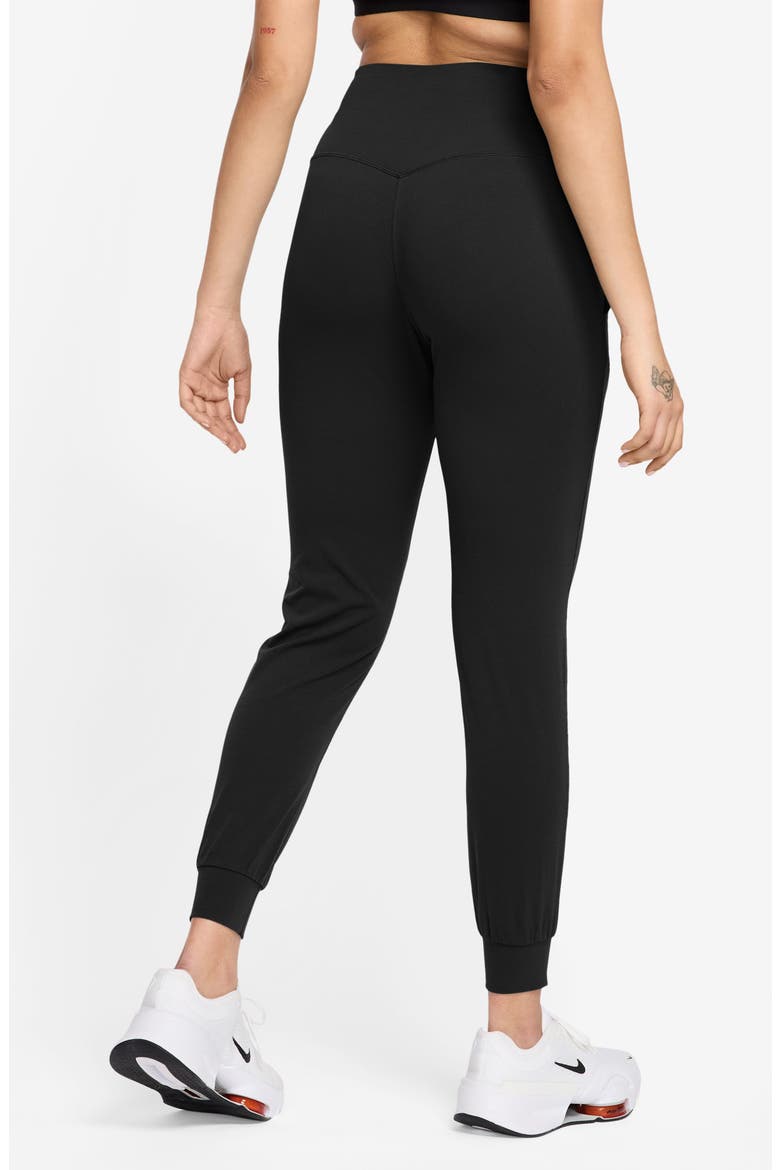 Zenvy Dri-FIT High-Waisted Joggers, Alternate, color, 010 010 BLACK/BLACK