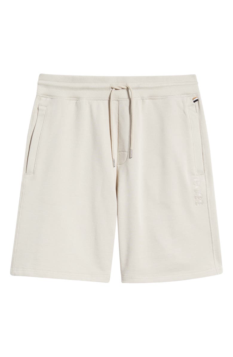 BOSS Fashion Cotton Pajama Shorts, Main, color, Open Grey