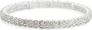 NORDSTROM RACK Pavé Cubic Zirconia Domed Stretch Bracelet