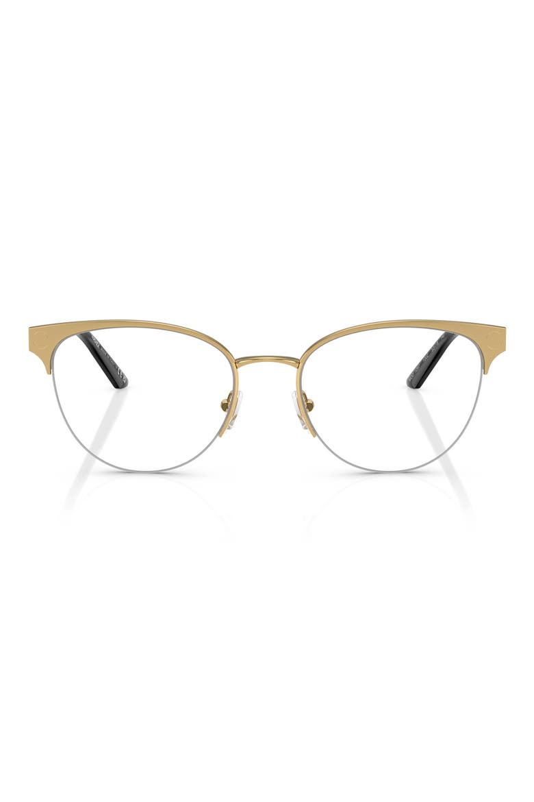 53mm Cat Eye Optical Glasses, Main, color, GOLD