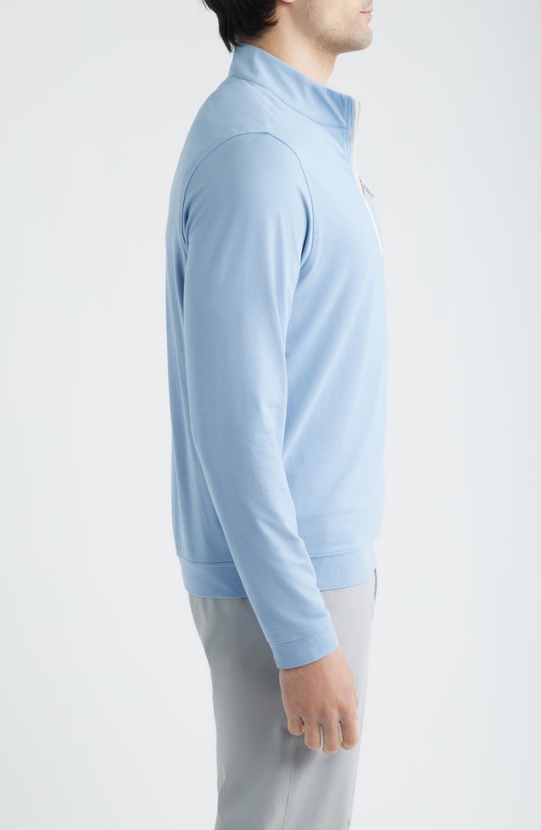 Scott Barber Solid Performance Quarter Zip Pullover, Alternate, color, Blue