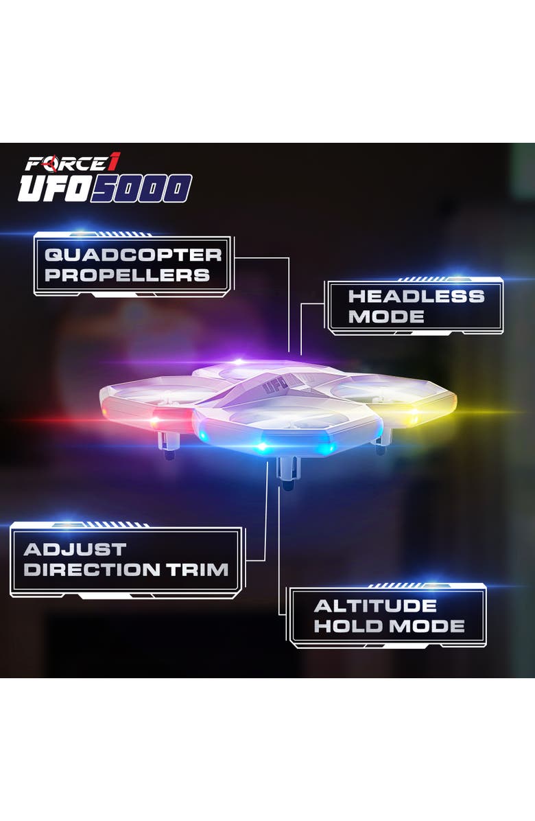 Force1 UFO 5000 Mini Drone, Alternate, color, White