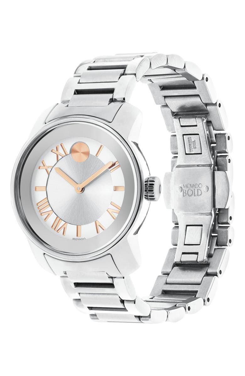Movado 'Bold' Bracelet Watch, 32mm, Alternate, color, 