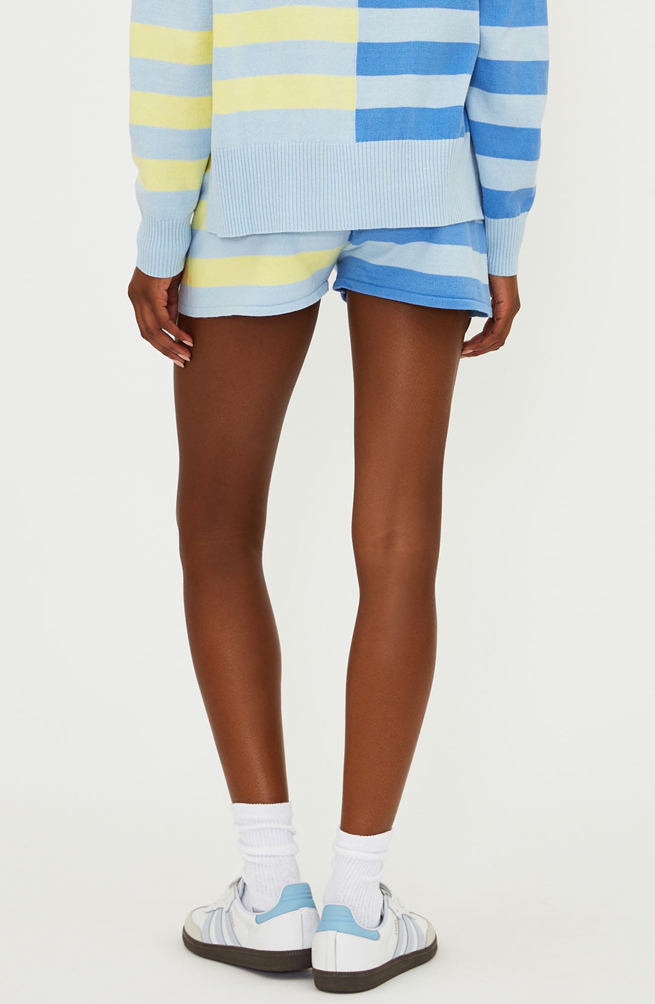 Balboa Stripe Cotton Blend Shorts - image 2