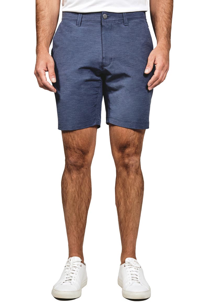 Catalina 8-Inch Flat Front Stretch Shorts, Main, color, NAVY