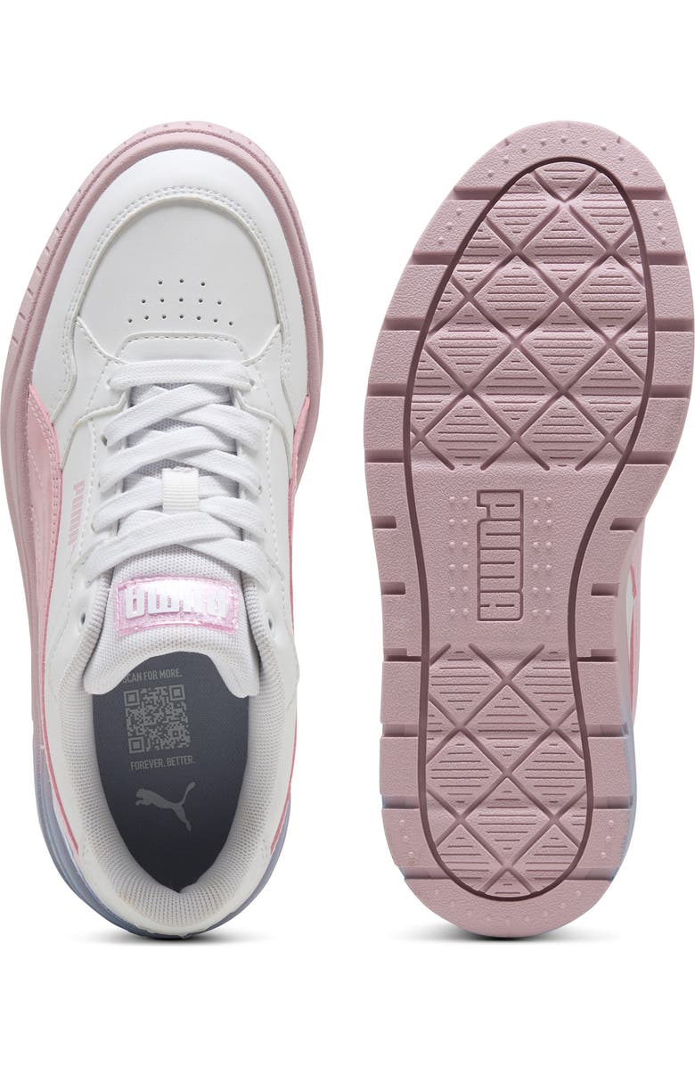 PUMA Kids' Karmen II Idol Platform Sneaker, Alternate, color, Puma White/ Rose Mauve/ Cool