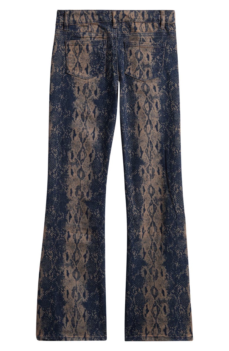 Tractr Kids' Flare Jeans, Alternate, color, Snake Print