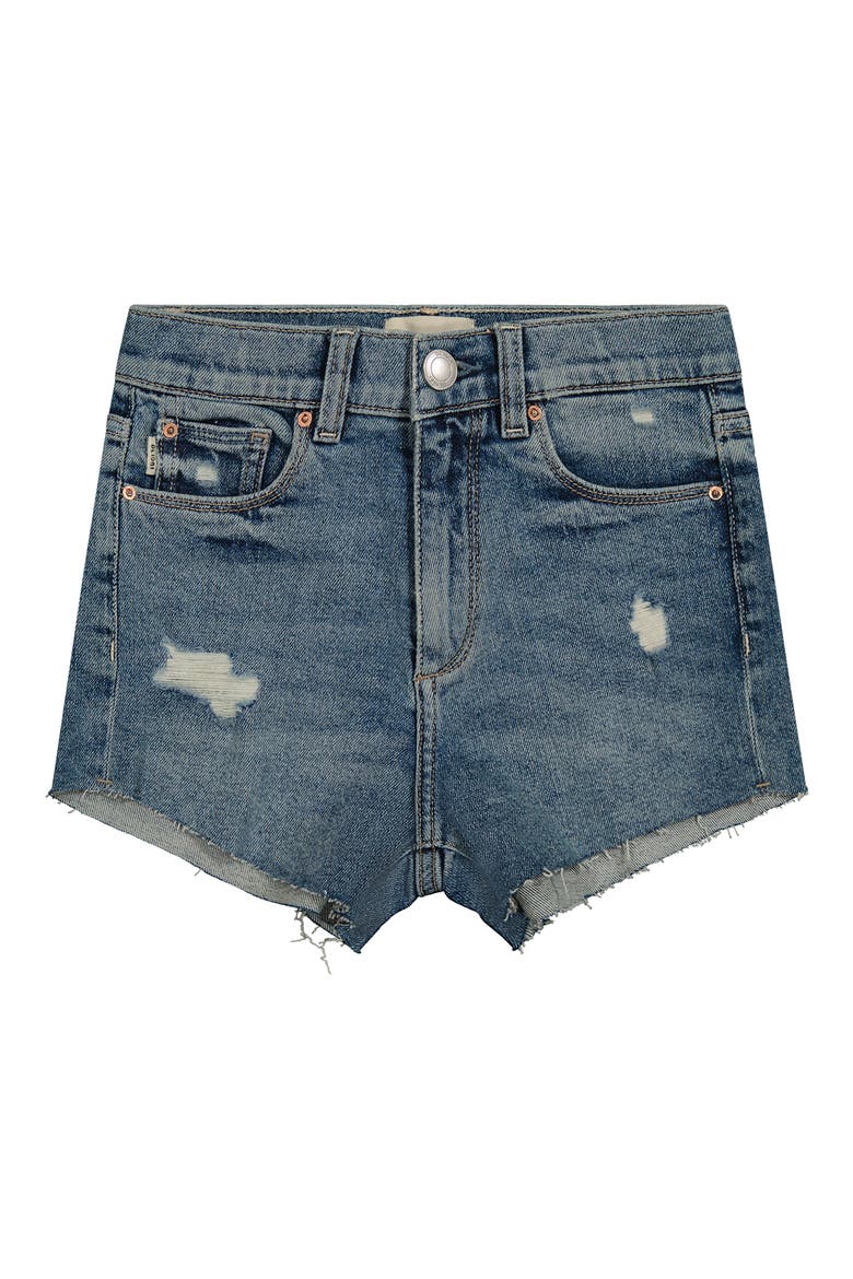 Kids' Lucy Raw Hem Cutoff Denim Shorts, Main, color, SPRING BLUE