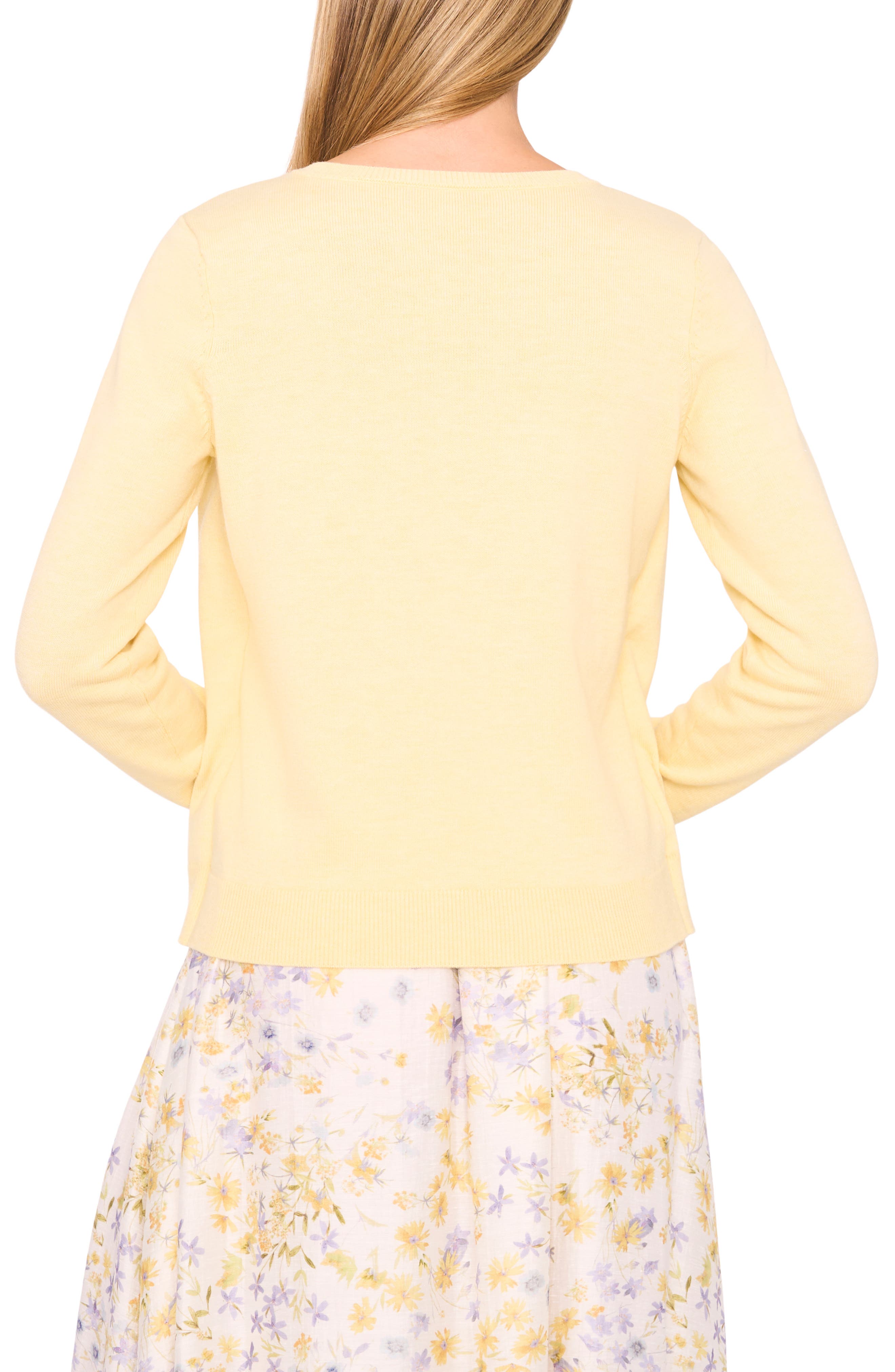 Attached Tank Cardigan Sweater - image 4