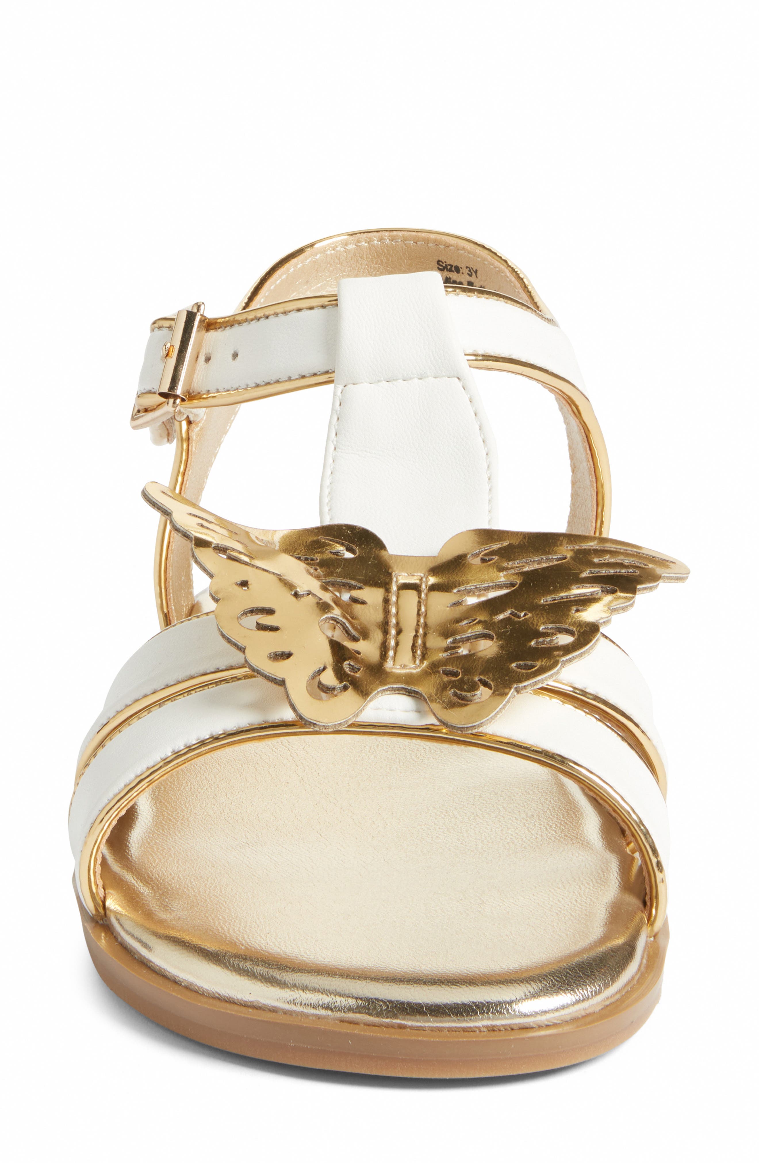 Yosi Samra Kids' Miss Butterfly Ankle Strap Sandal, Alternate, color, 