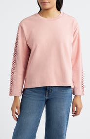 CITY BLUES Detailed Sleeve Sweatshirt