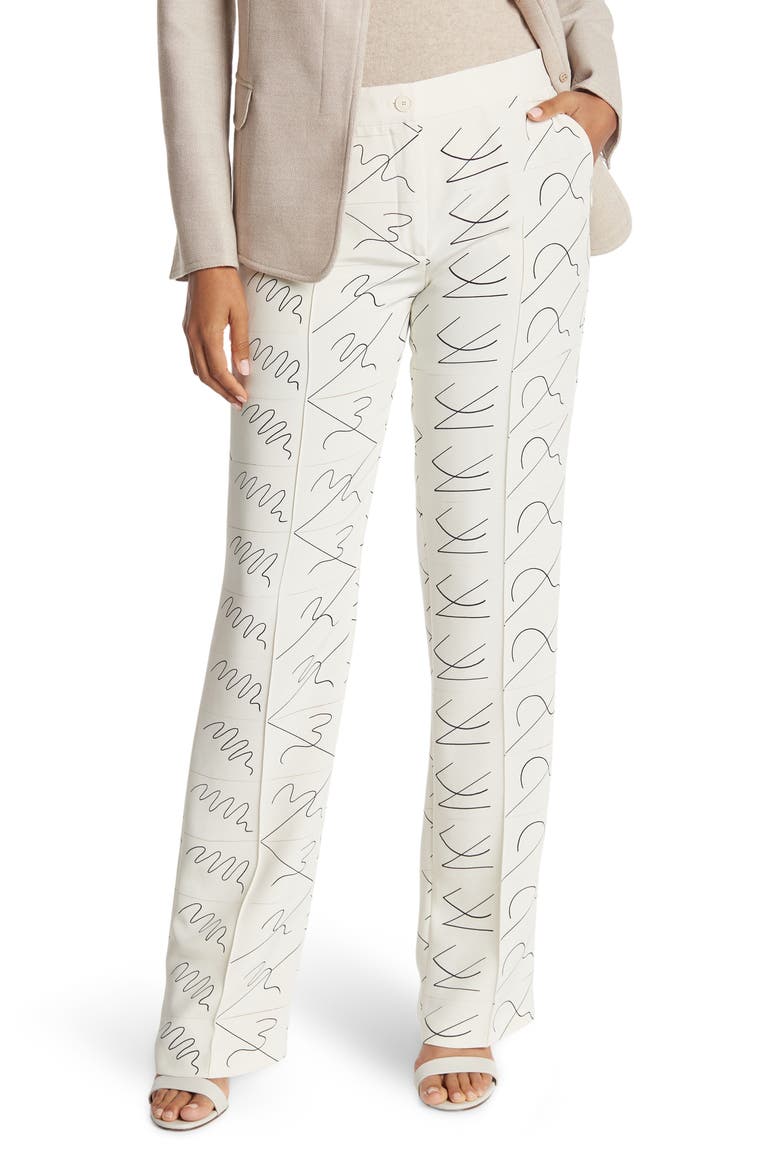Carl Printed Silk Pants, Main, color, 019-PAPER