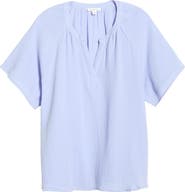 beachlunchlounge Artina Short Sleeve Blouse