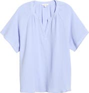 beachlunchlounge Artina Short Sleeve Blouse
