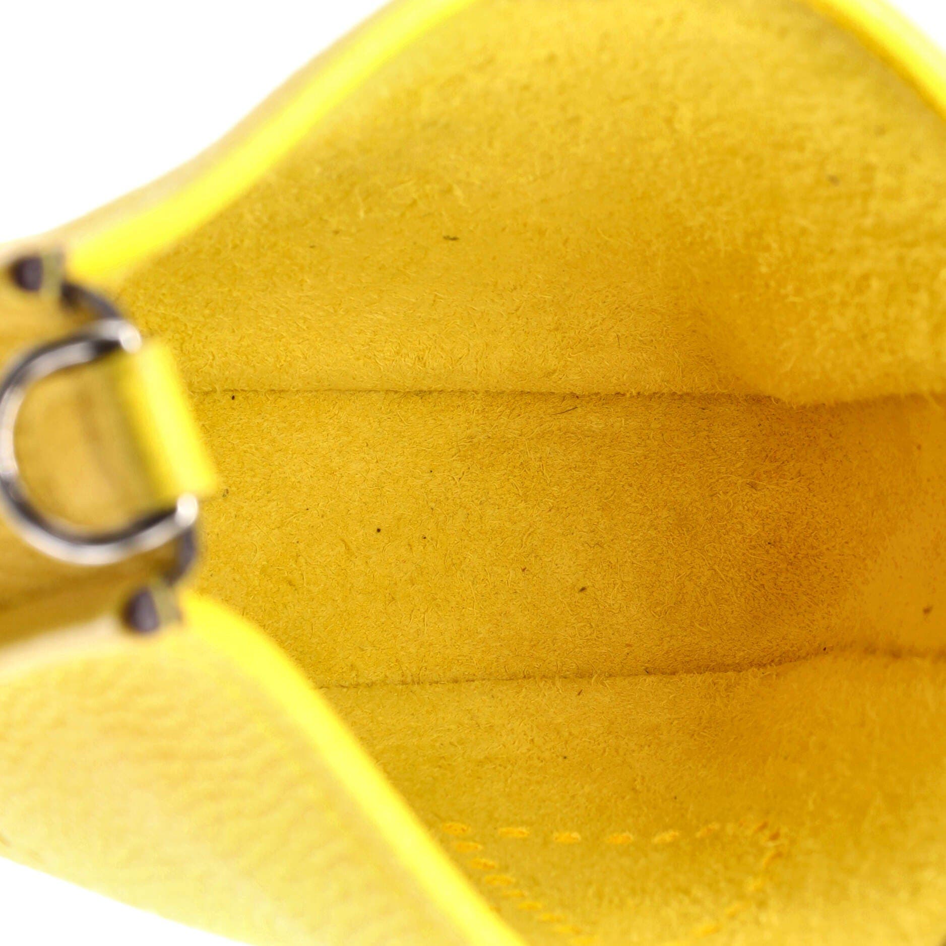 Pre-Owned Hermes Evelyne Bag Gen III Clemence TPM, Alternate, color, Jaune De Naples