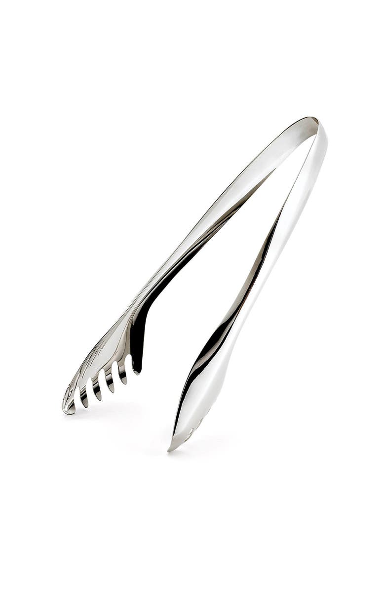 CUISIPRO 11 Inch Tempo Salad Tongs, Stainless Steel, Main, color, Silver