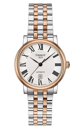 Tissot T-classic Carson Quartz Bracelet Watch, 40mm In Silver