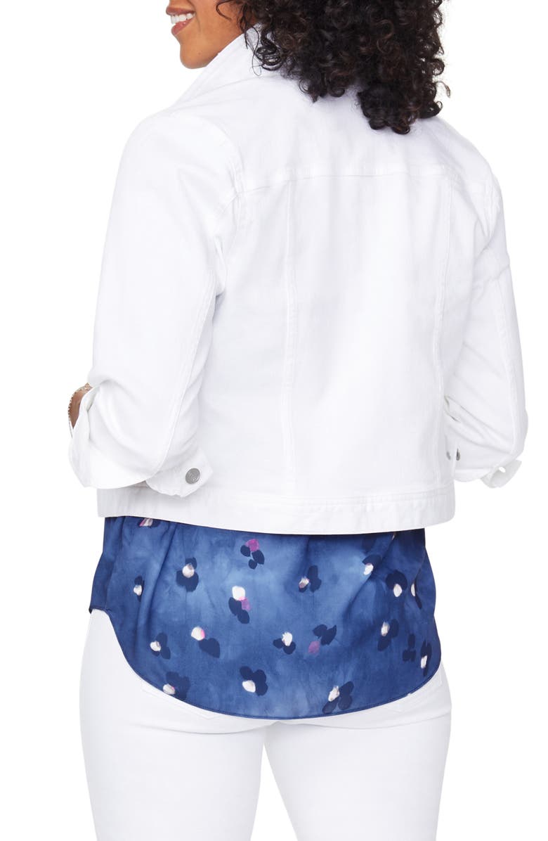 NYDJ Slim Denim Trucker Jacket, Alternate, color, 