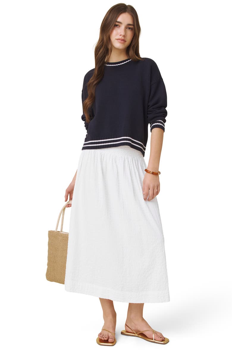 Splendid Gigi A-Line Skirt, Alternate, color, White