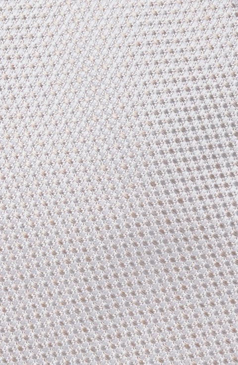 Banyan Solid Silk Jacquard Tie