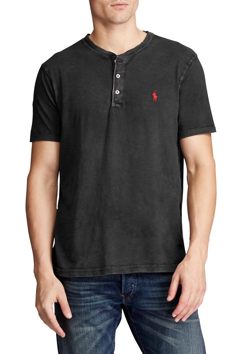 Polo Ralph Lauren Slub Short Sleeve Henley, Main, color,