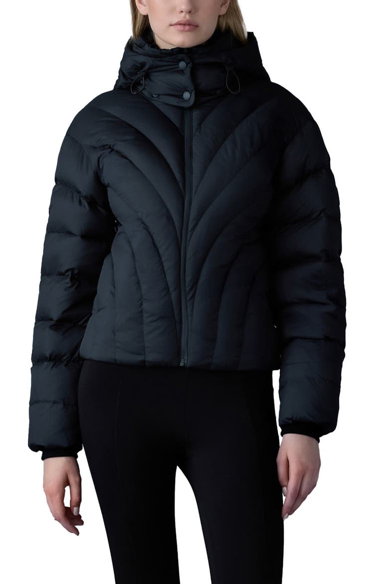 Hope 750 Fill Power Down Puffer Jacket, Main, color, BLACK