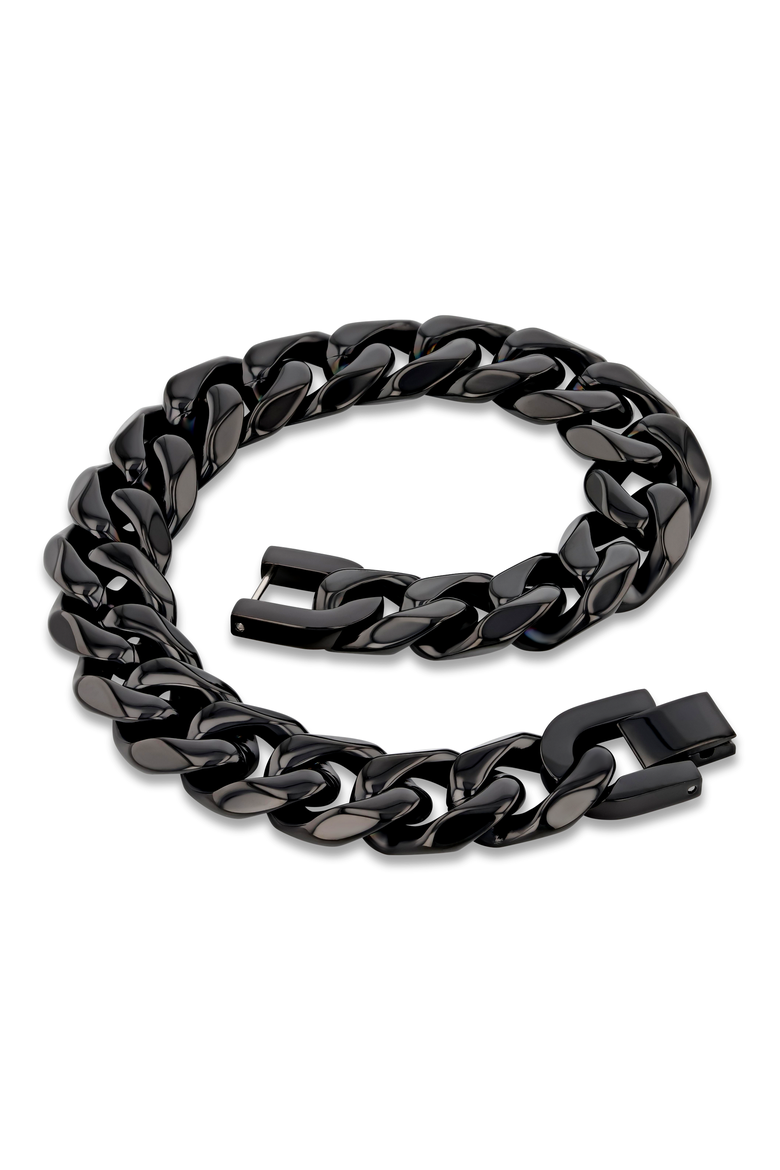 Stainless Steel Chain, Main, color, Black