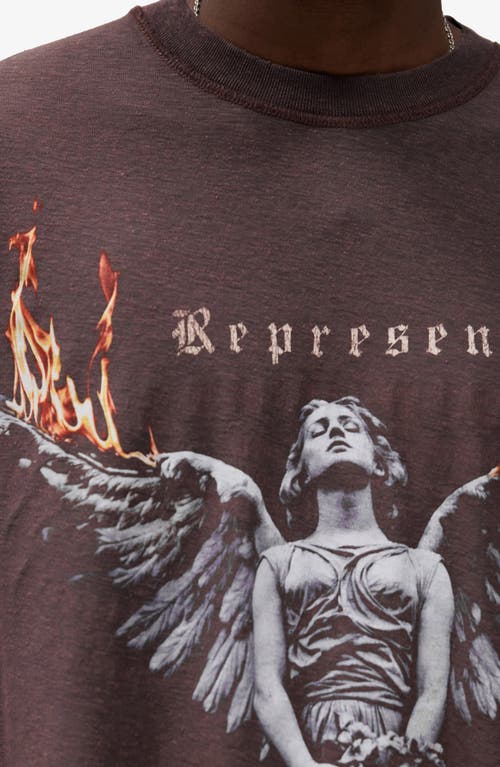 Represent Black Reversible Living Legacy Tour T-shirt In Brown