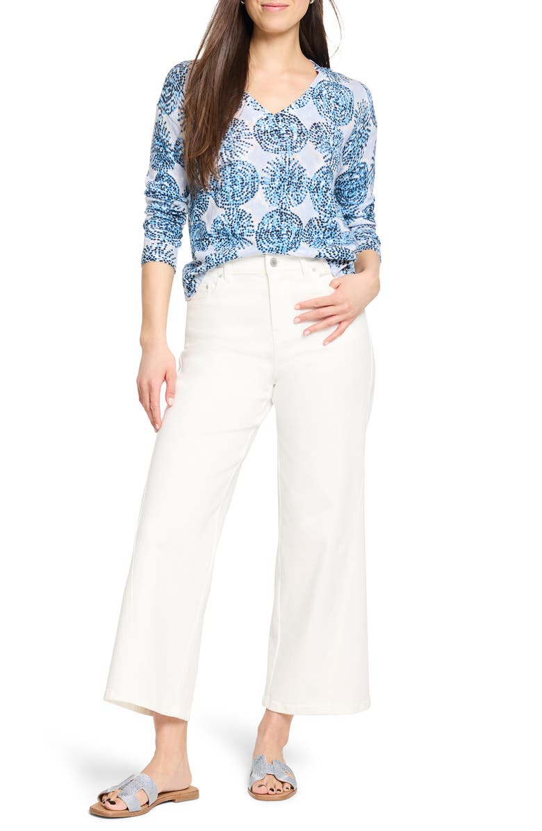 NIC+ZOE Sand Dollar Supersoft Sweater, Alternate, color, Blue Multi