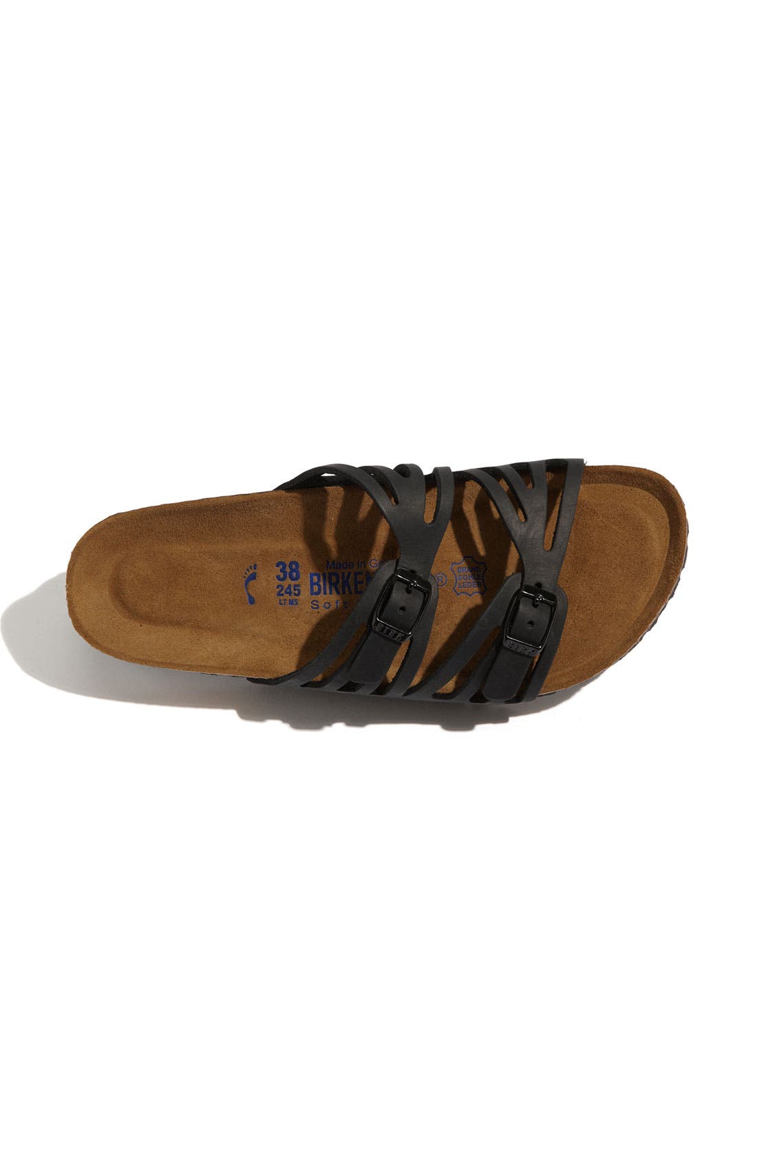 Granada Soft Slide Sandal, Alternate, color, BLACK