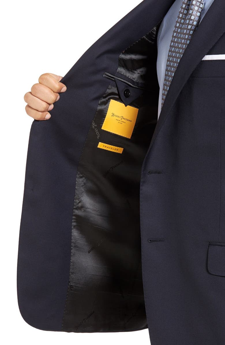 Hickey Freeman 'Beacon - B Series' Classic Fit Wool Suit, Alternate, color, 
