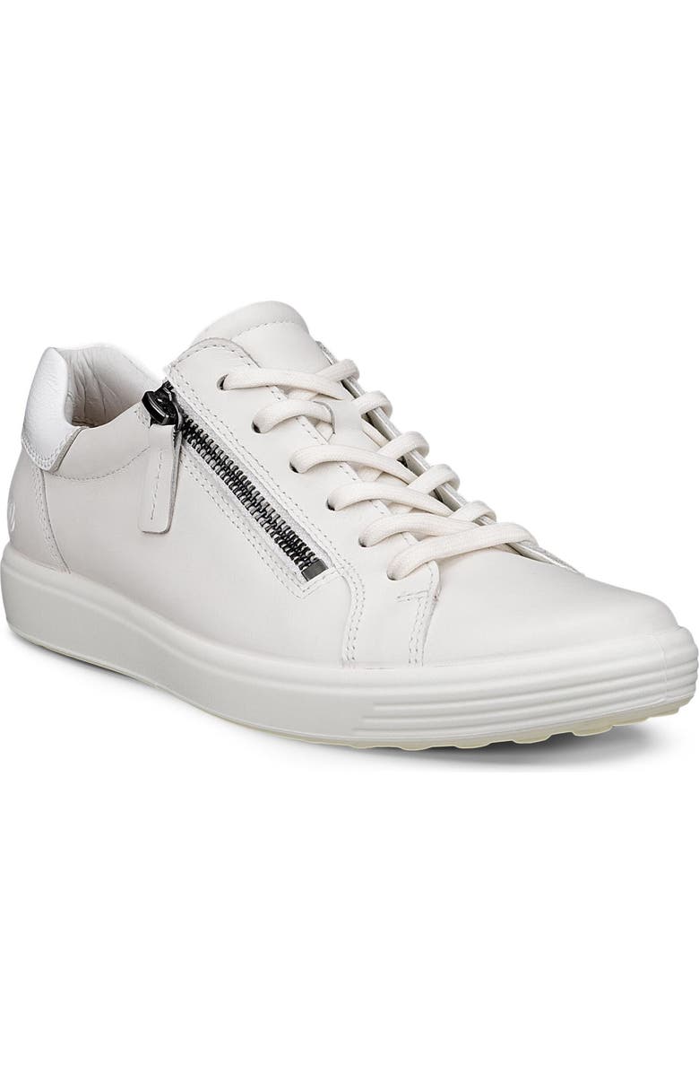 ECCO Soft 7 Sneaker, Main, color, White