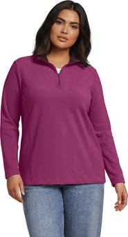 Lands' End Anyweather Fleece Quarter Zip Pullover