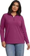 Lands' End Anyweather Fleece Quarter Zip Pullover