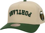 Mitchell & Ness Men's Mitchell & Ness Cream/Green Portland Timbers Upside Down Pro Pinch Snapback Hat